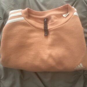 Adidas Orange Crew Neck Sweater